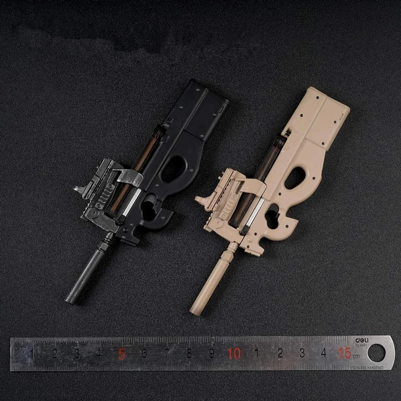 1/6 весы P90 пистолет пулемет оружие солдаты Пластик модель оружия игрушки для