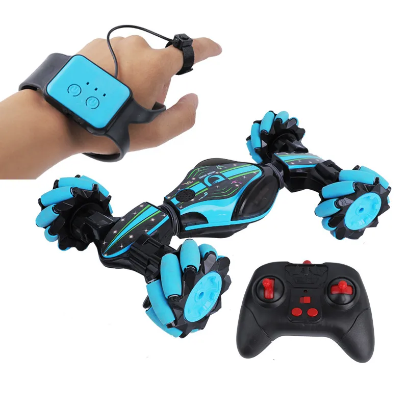 2 4G Stunt RC автомобильный светильник с датчиком жестов скручивающийся внедорожный