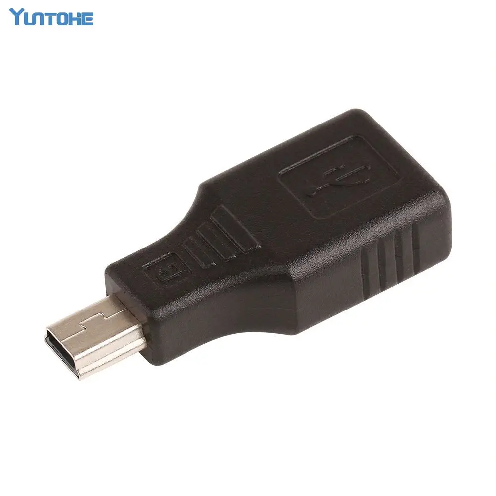 Высококачественный USB OTG адаптер ZJT34 5 контактный мини штырь гнездо Переходник F/M
