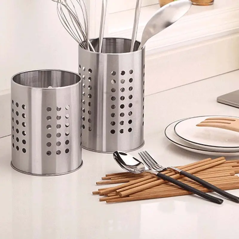 Держатель для кухонной утвари из нержавеющей стали сушилка посуды органайзер