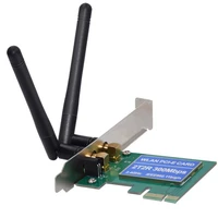 high speed 300mbps pci express desktop pc network card wireless wi fi pci e network adapter cards computer accessories