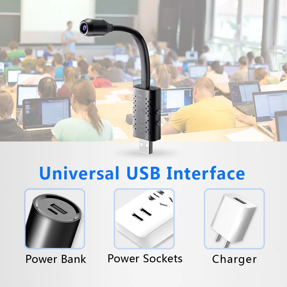 

U11 Mini Smart Nanny Camera HD Video Recorder Digital Micro Camcorder Motion Detection DVR Camcorder Supports Hidden TF Card