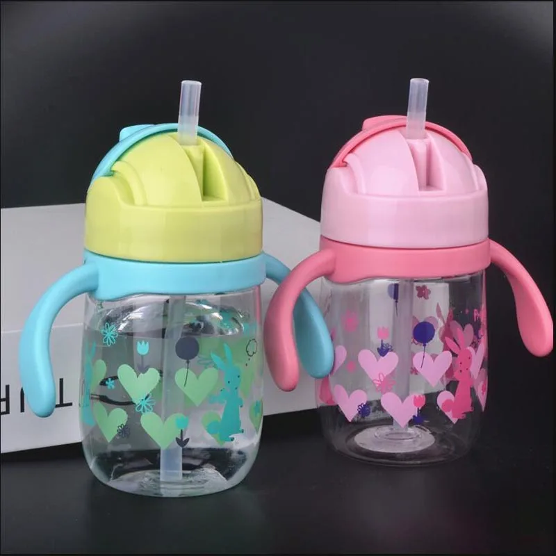 Детская школьная портативная поилка для животных с мультяшными животными