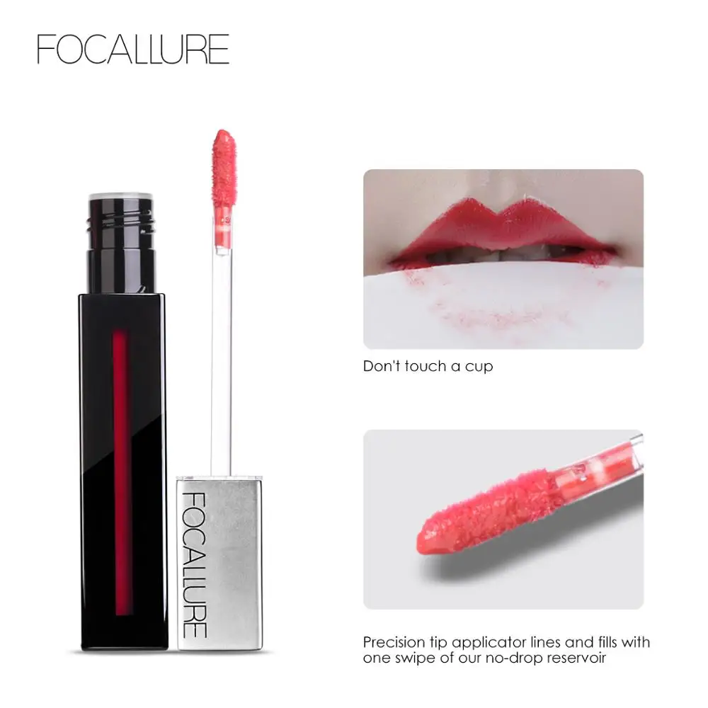 FOCALLURE Long-lasting Waterproof Matte Liquid Lip Stain High Quality Nourishing Lipstick Gloss Makeup | Красота и здоровье