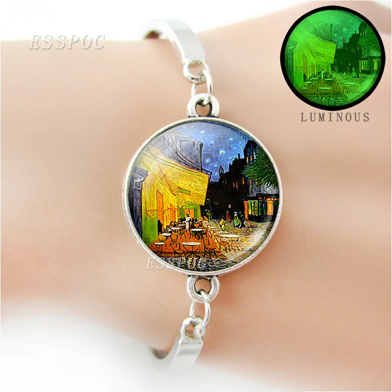 Металлический браслет с подсолнухами Ван Гога для мужчин и женщин модный