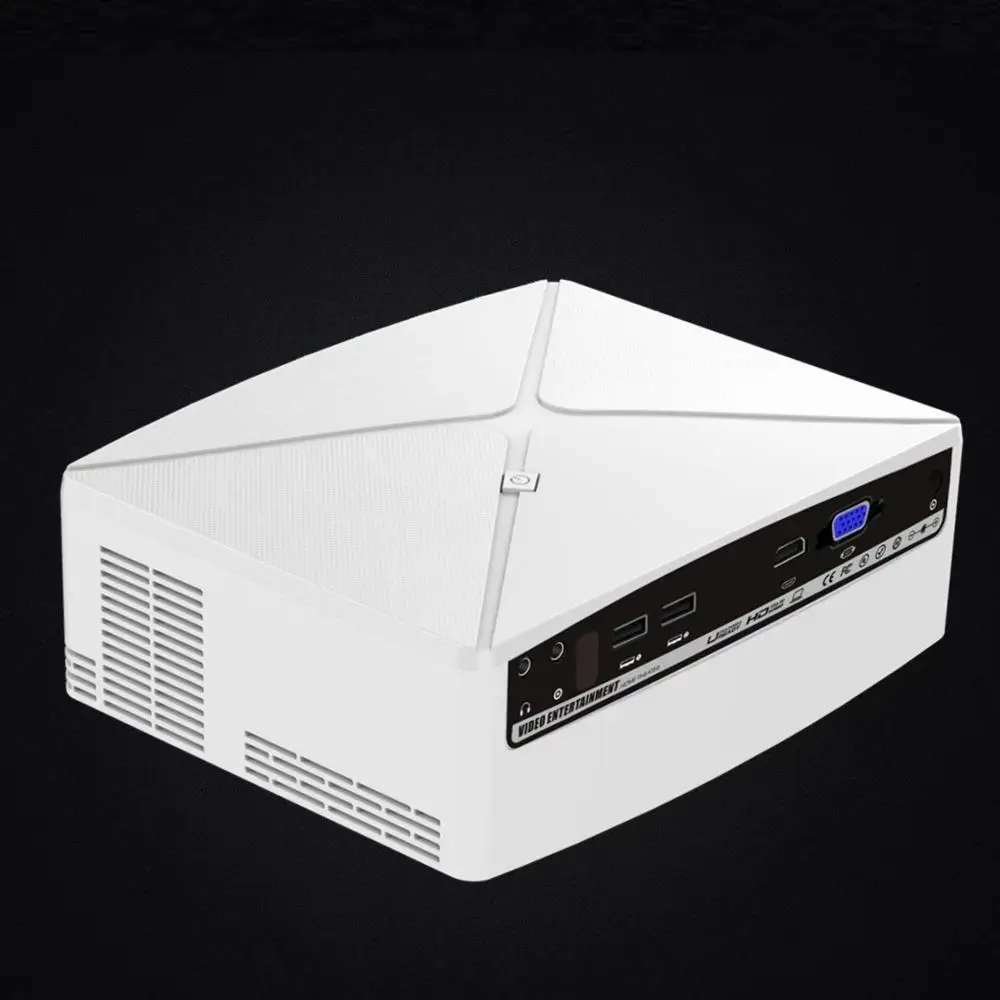 Мини проектор C80 1280x720P Android 2 4 Wi Fi 1 + 8 Гб|Проекторы для домашнего кинотеатра| |