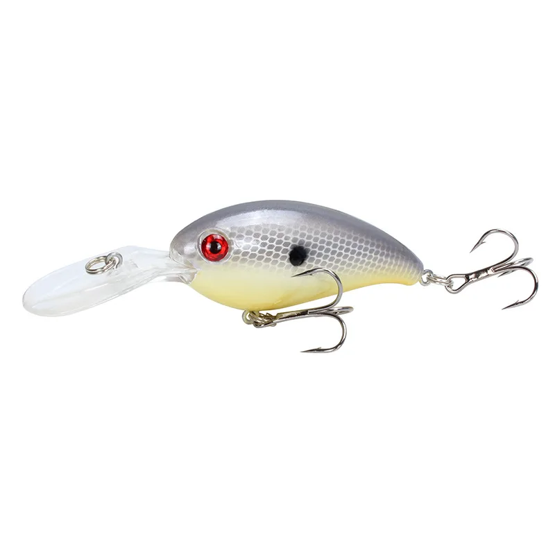 

YUBOSHI Minnow Fishing Lures 3D Eyes Plastic Hard Bait Crankbait Wobblers With 4# Hooks Artificial Japan Swimbait Peche Tackle