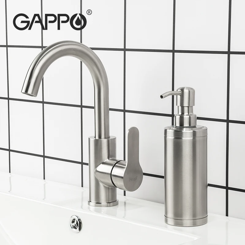 

Gappo High Quality Liquid Soap Dispenser Stainless Steel Chrome Polished Hand Soap Dispensers Soap Lotion Bottle Bath Accessory