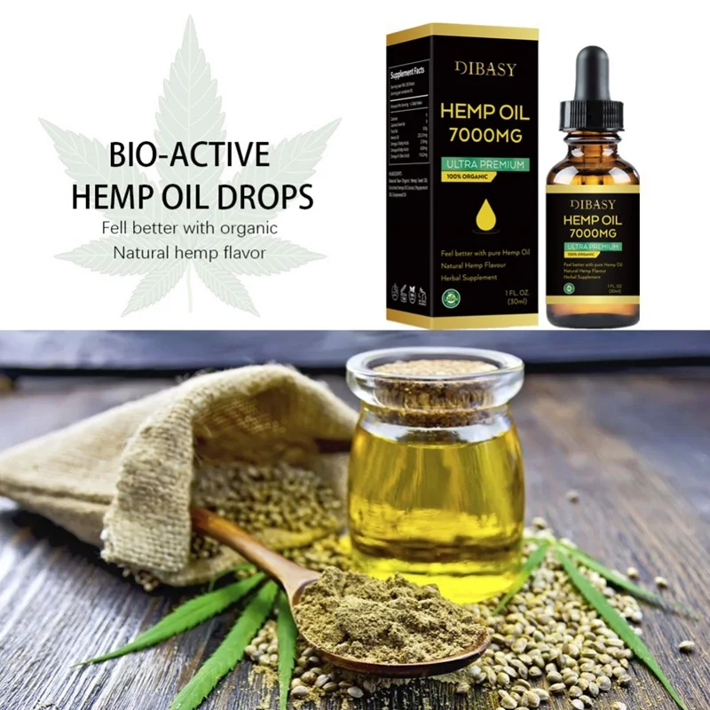 7000MG Hemp Seed Massage Essential Oil Relieve Pain Improve Sleeping Promote Blood Circulation Reduce Anxiety | Красота и здоровье