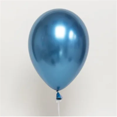 blue A 5pcs 5 шт 12-дюймовые шары из латекса цвета металлик цвета: золотистый, серебристый шарики для день рождения Свадебная вечеринка украшения в виде воздушного шарика в стиле «сделай сам» вечерние Globos - Цвет: blue A 5pcs