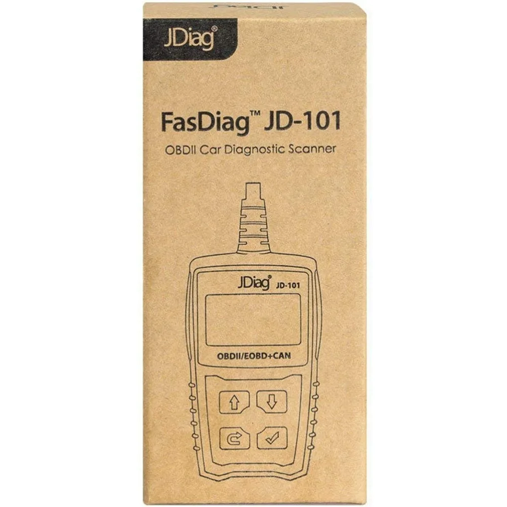 AJDiag JD101 считыватель кодов инструмент для сканирования двигателя контрольный