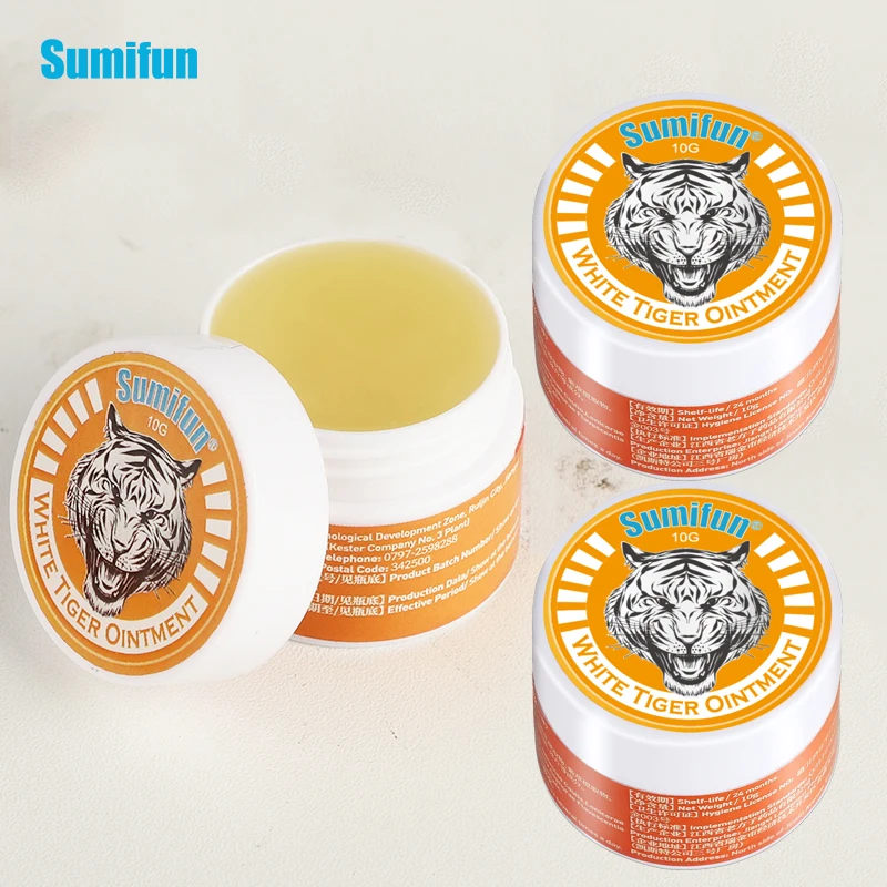

Sumifun 3Pcs Tiger Balm Rheumatoid Arthritis Treatment Pain Relief Ointment Joint Back Effective Analgesic Cream Plaster