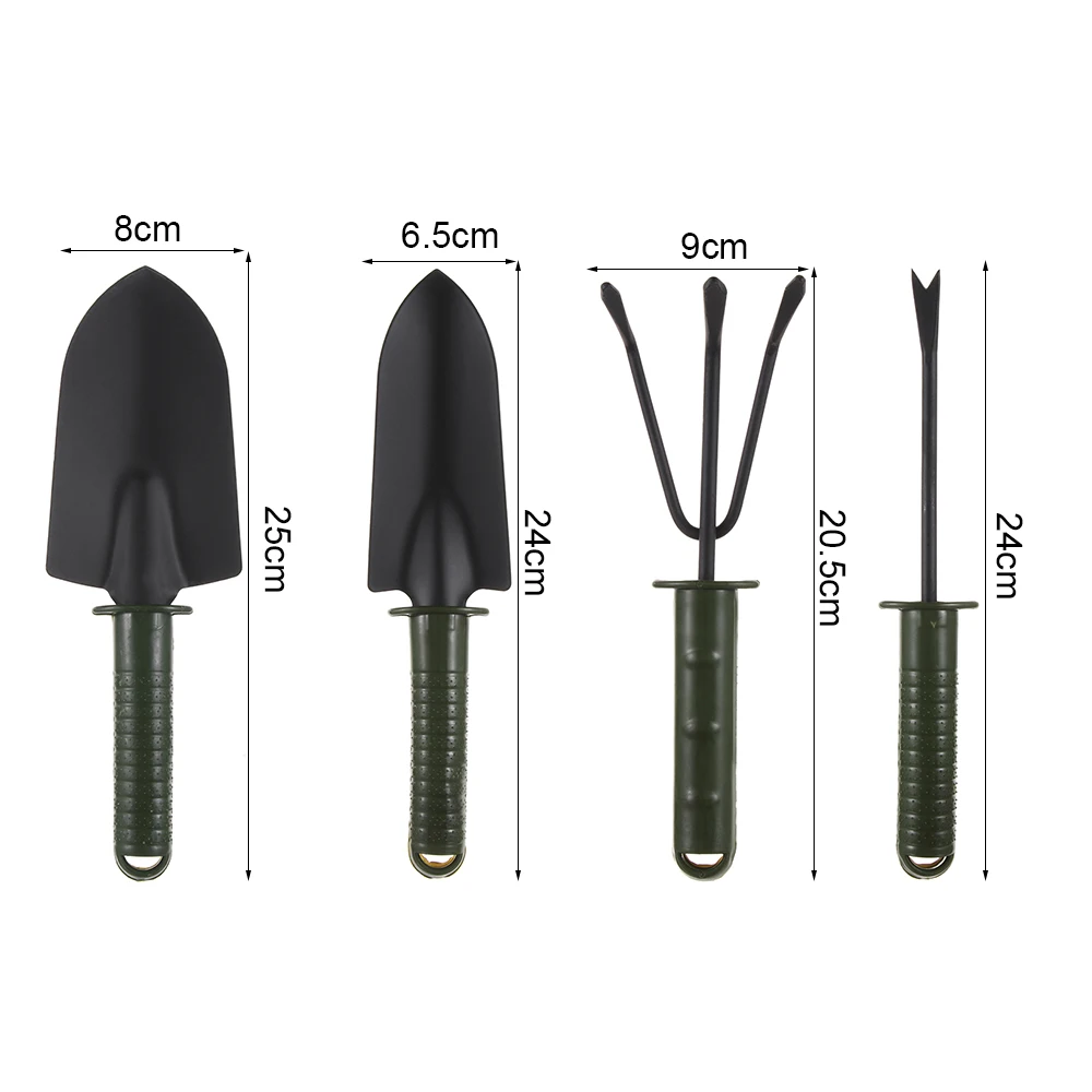 Ручной Мастерок с эргономичной ручкой лопатка-грабли 4 шт. для сада лужайки