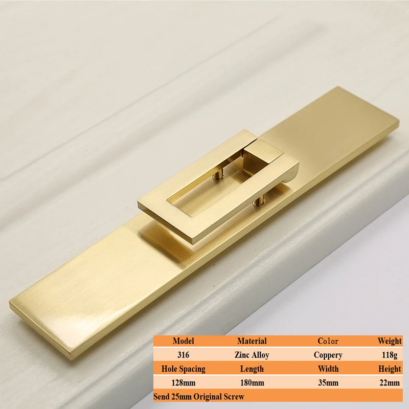 

LSTABAN Ручка для шкафа бронзового цвета цинковый сплав