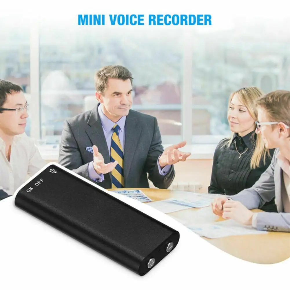 

4GB Digital Sound Audio Recorder Dictaphone MP3 Player Audio Recorder Life Player Battery Recorders MP3 Digital Voice Long N0Q9
