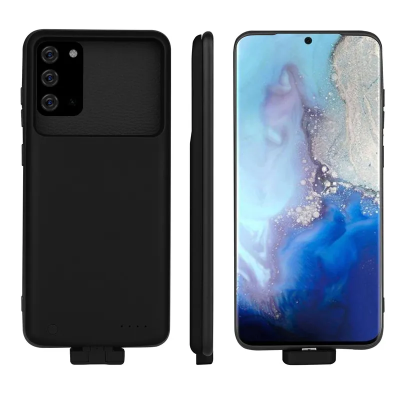 Тонкий Мощность чехол s силиконовый ударопрочный для samsung Galaxy S20 плюс Батарея