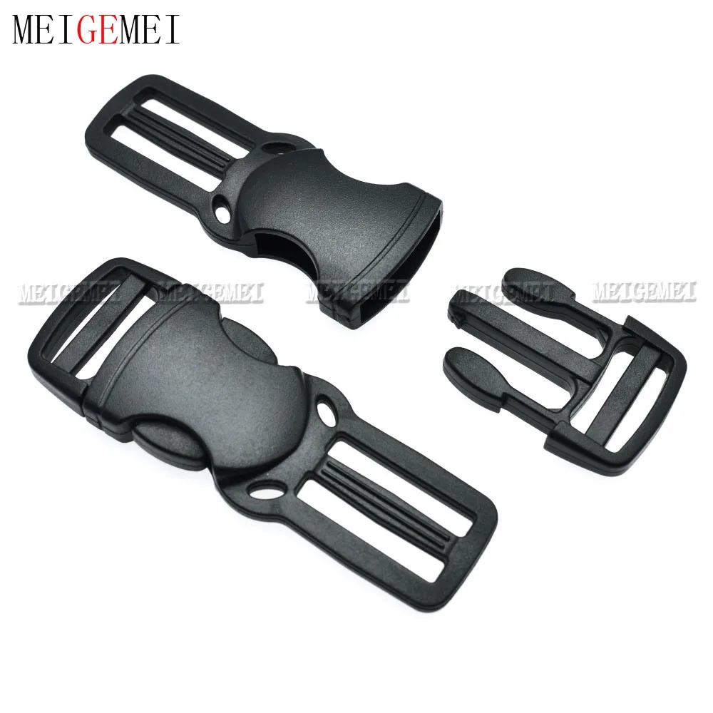 Боковая пряжка для ремня, 1 шт., 20 х25 мм, для спортивных сумок на открытом воздухе, аксессуар для студентов, черный цвет