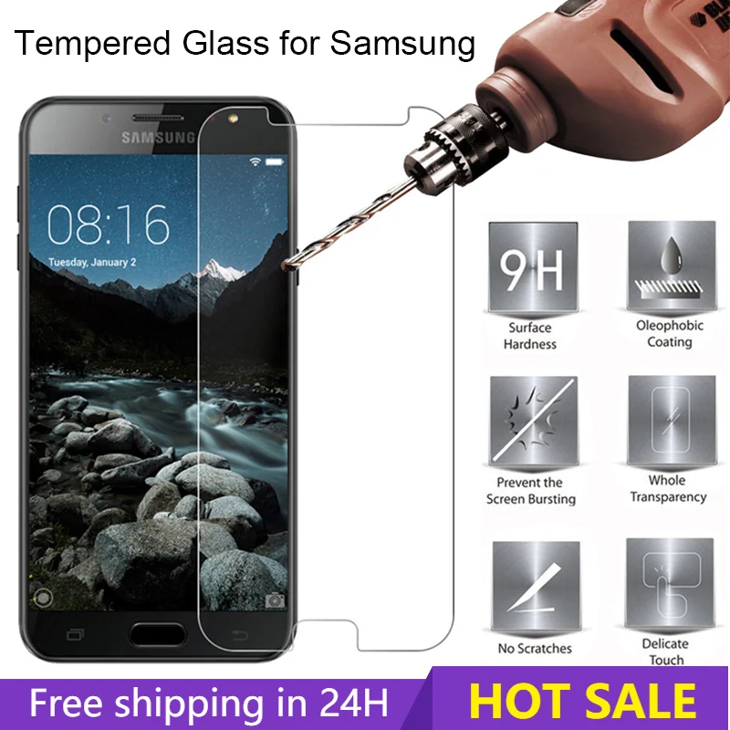 

Прозрачное Защитное стекло для Samsung A5 2017 A520 защита экрана телефона для Samsung A7 2016 A710 A3 A8 A9 HD закаленное стекло