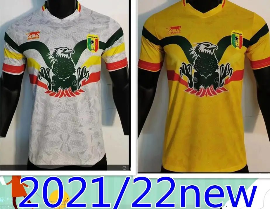 

2021/22 новейшая Высококачественная футбольная рубашка Mali 2021/22, футбольная рубашка Mali