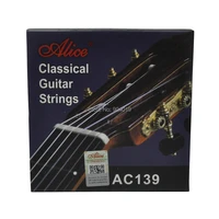 alice classical guitar strings normal tension titanium nylon silver plated 8515 bronze winding ac139n