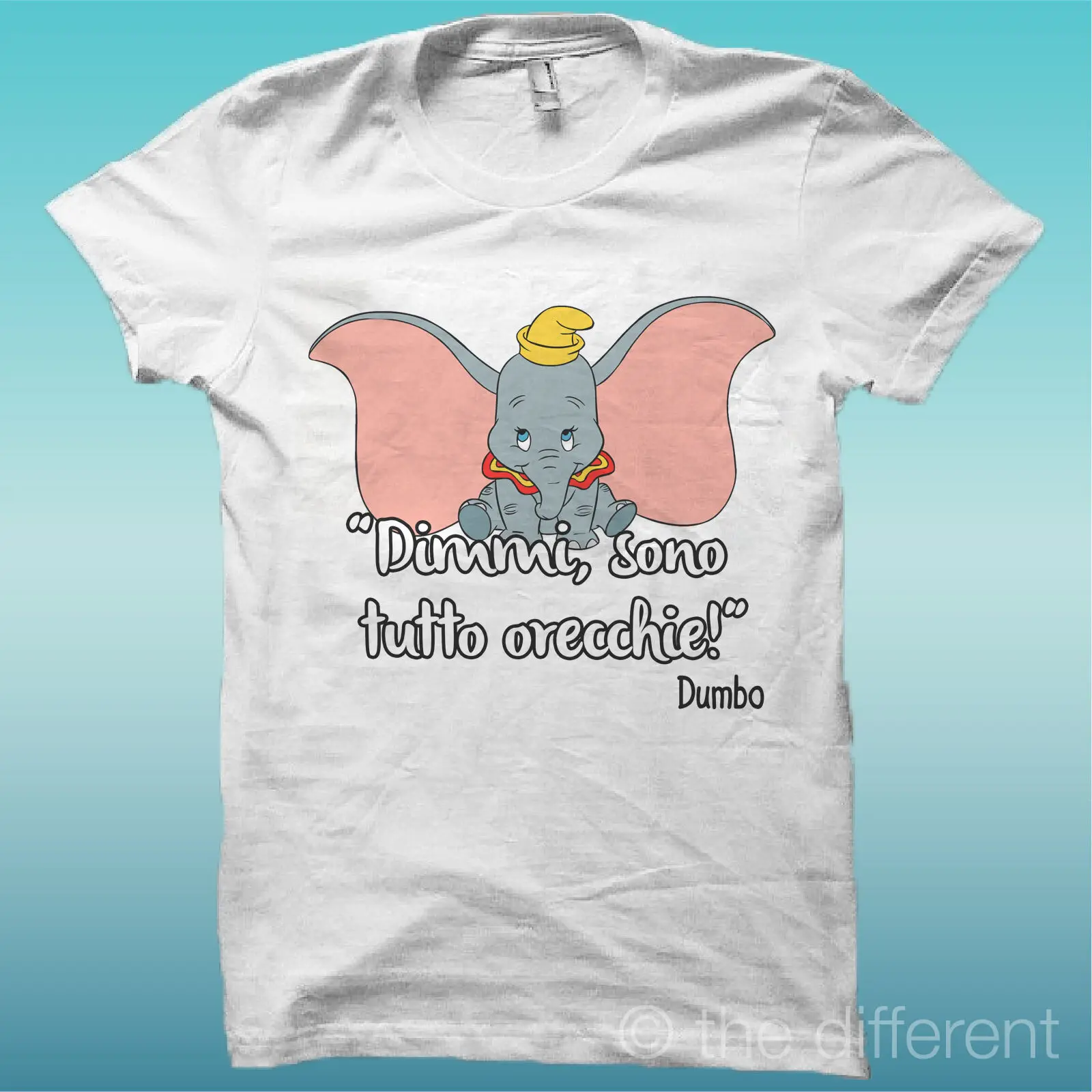 Мужская футболка Цитата Dumbo все уши подарок показать оригинальное название| |