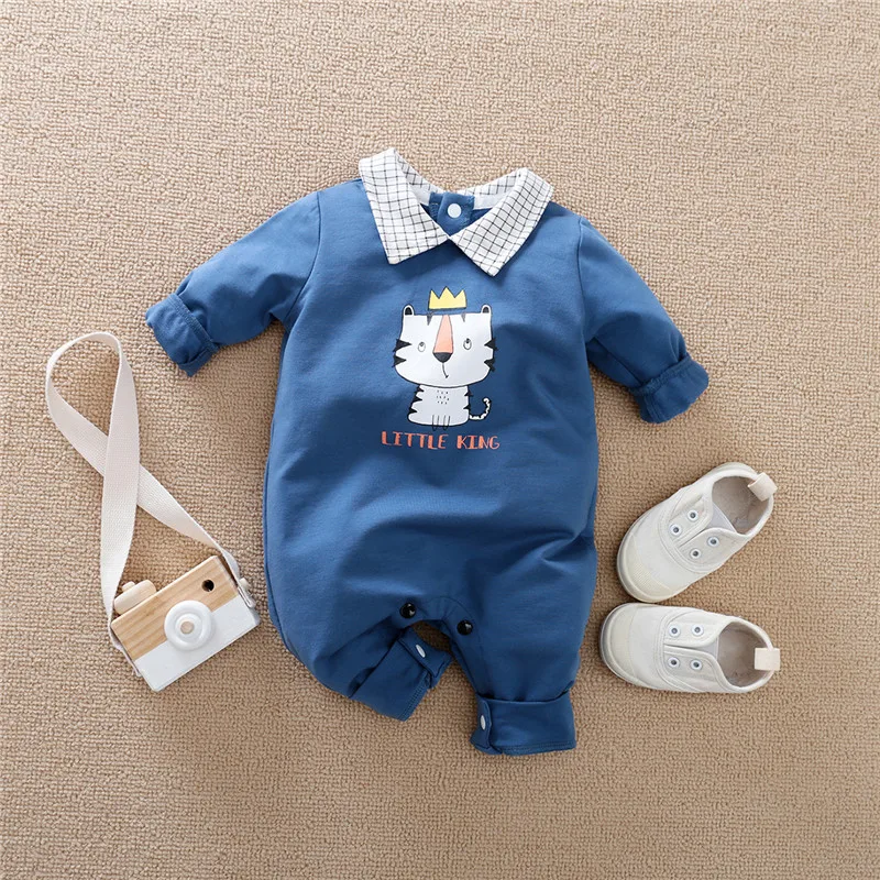 Детские комбинезоны bunvel с галстуком и узором в виде бороды Летний комбинезон для