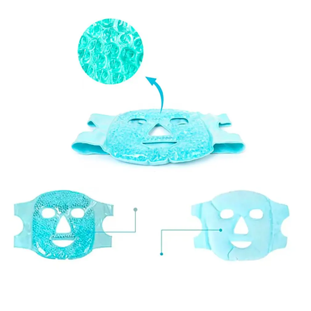 

Gel Ice Mask Pvc Plush Cold And Hot Compress Beauty Mask Cooling And Removing Edema Ice Mask Face Moisturizer Beauty Skin Care
