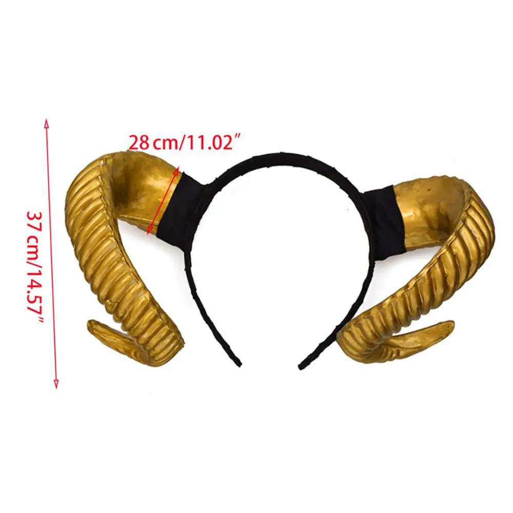 Готическая повязка на голову Хэллоуин аксессуар имитация антилопы Овцы Рог