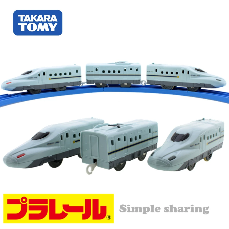 Takara Tomy Pla Rail Plarail S-04 N700 Shinkansen с светильник Mizuho Sakura Japan Railway Train Электрический