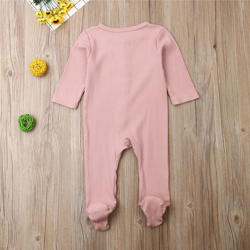 Детский комбинезон с длинным рукавом из хлопка|Ромперы| |