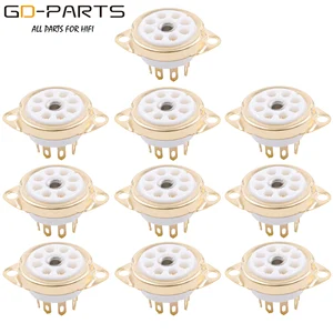 Крепление Шасси 8-контактная Евророзетка для ECC40, EL41, EF40, EF42, AZ41, 10 шт.