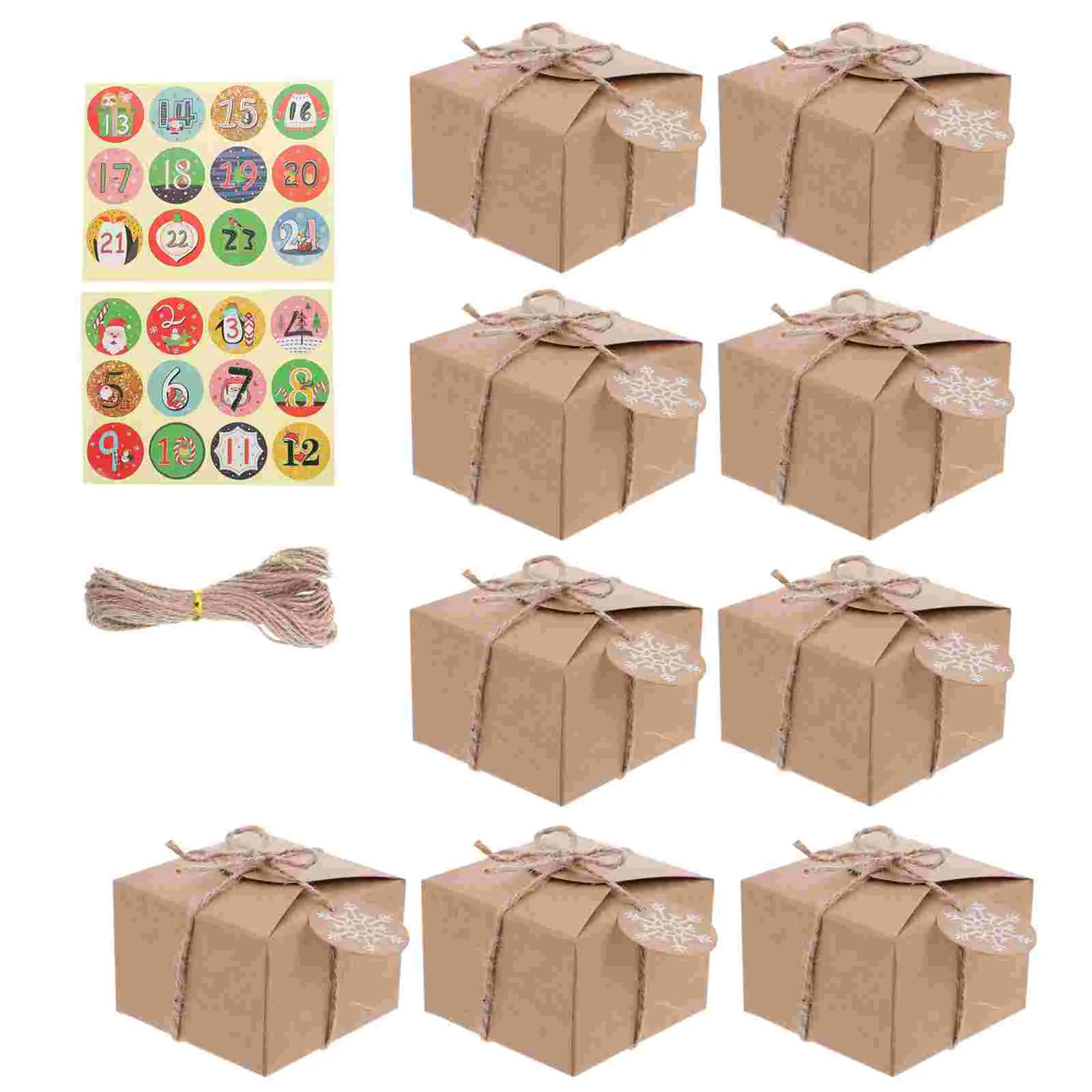 

1 Set Pretty Christmas Calendar Box Christmas Candy Box Christmas Gift Box