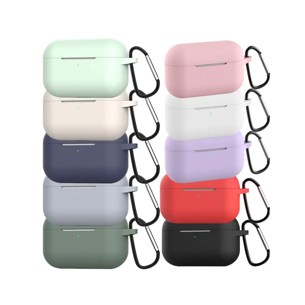Силиконовый чехол Защитный чехол для Apple Airpods pro TWS blutooth наушники мягкий Air pods pro защитный чехол s крюк для наушников