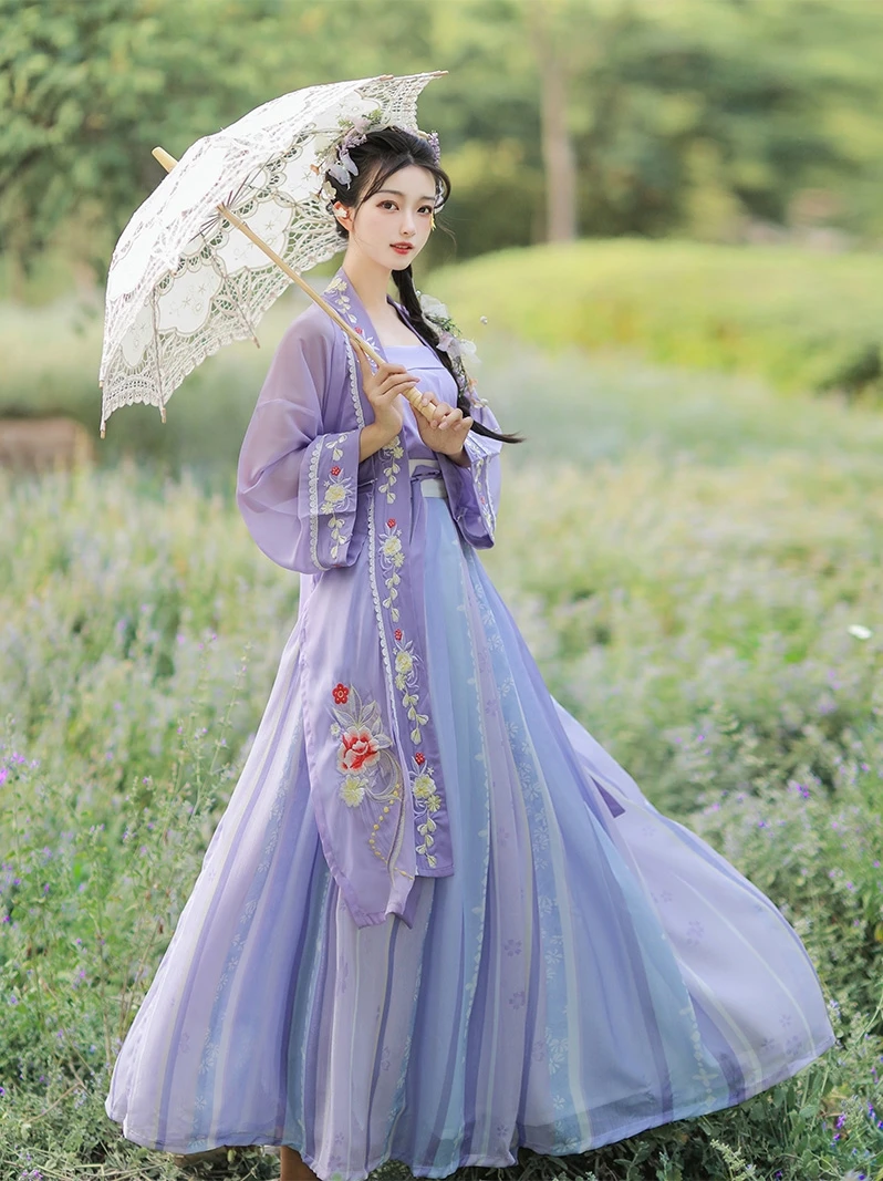 XinHuaEase Hanfu женские платья кардиган в китайском стиле традиционный костюм для
