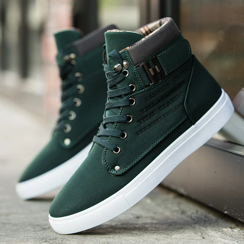 

autumn and winter England matte leather large size retro casual men boots zapatos de hombre tenis masculino adulto men shoes