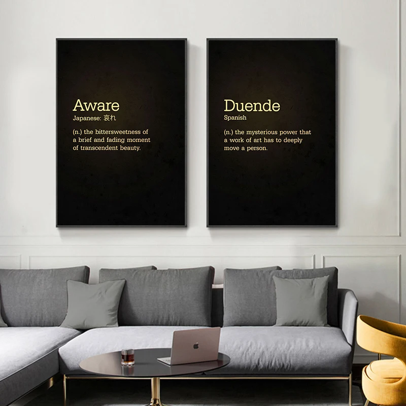 

Inspirational Motivational Quote Posters And Prints Canvas Painting Modern Wall Art Pictures in Office Decoration Decor Home