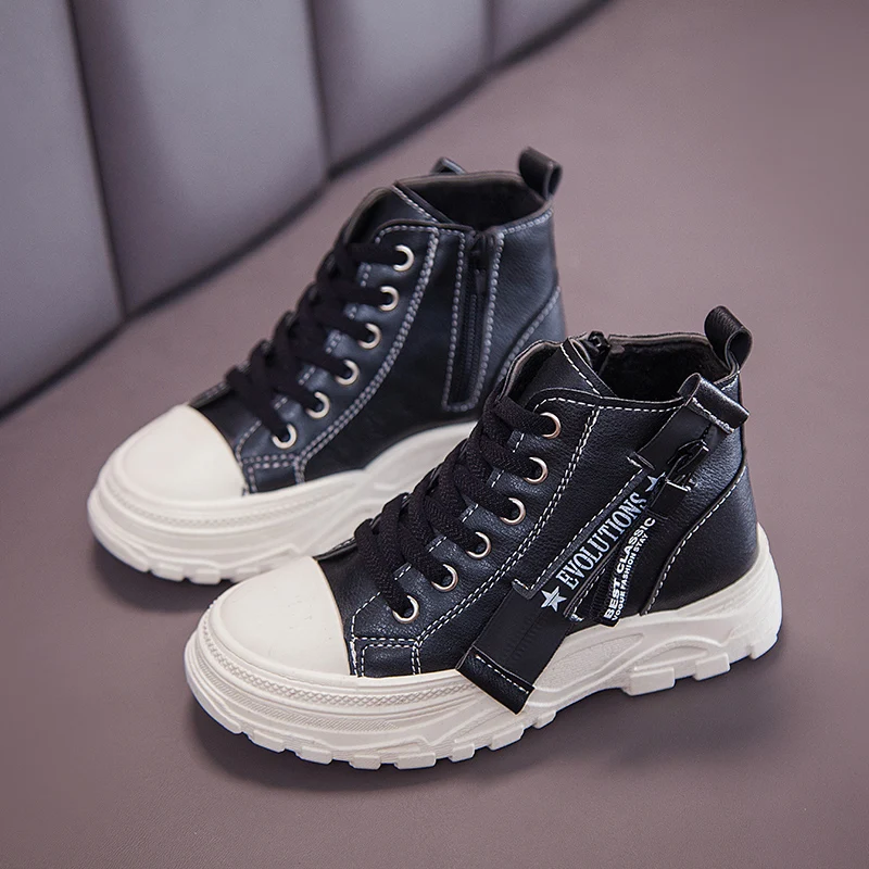 Зимняя детская обувь Ботинки martin детские зимние ботинки Теплые ботильоны для