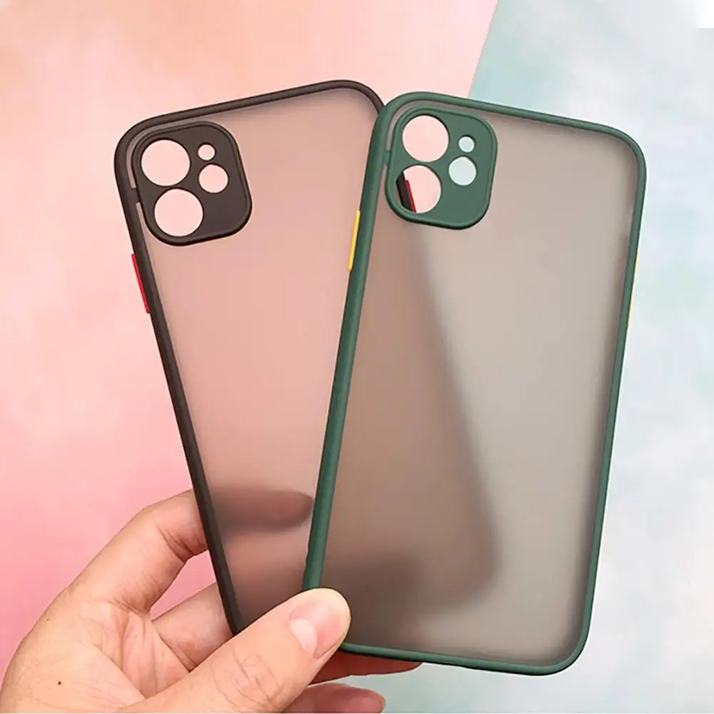 Новый модный матовый чехол для iphone 11 PRO MAX xs/xr/6/7/8 plus с защитой объектива камеры