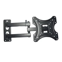 10kg adjustable 14 27 inch tv wall mount bracket flat panel tv frame support 15 degree tilt with small wrench for led monitoring