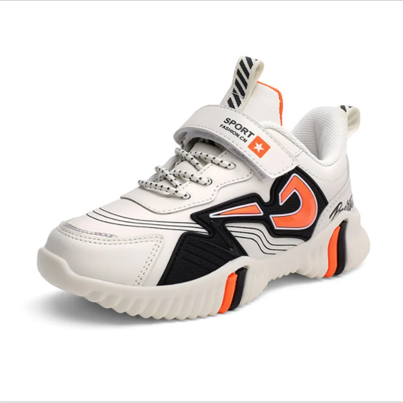

2021 New Fall Winter Children Brand Shoes Boys Waterproof Soft Bottom Casual Children's Leather Sports Sport Fashion Running Sh