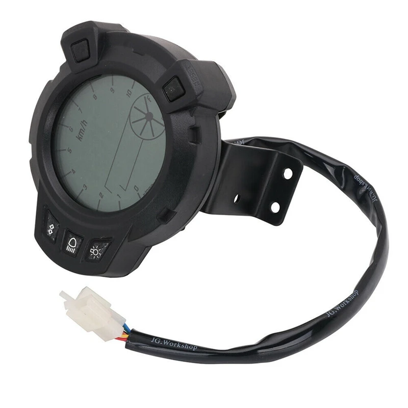 

Motorcycle meter LCD Instrument Panel Backlight 12V Digital Universal Motorcycle Meter Oil Level Gauge 7 Colors