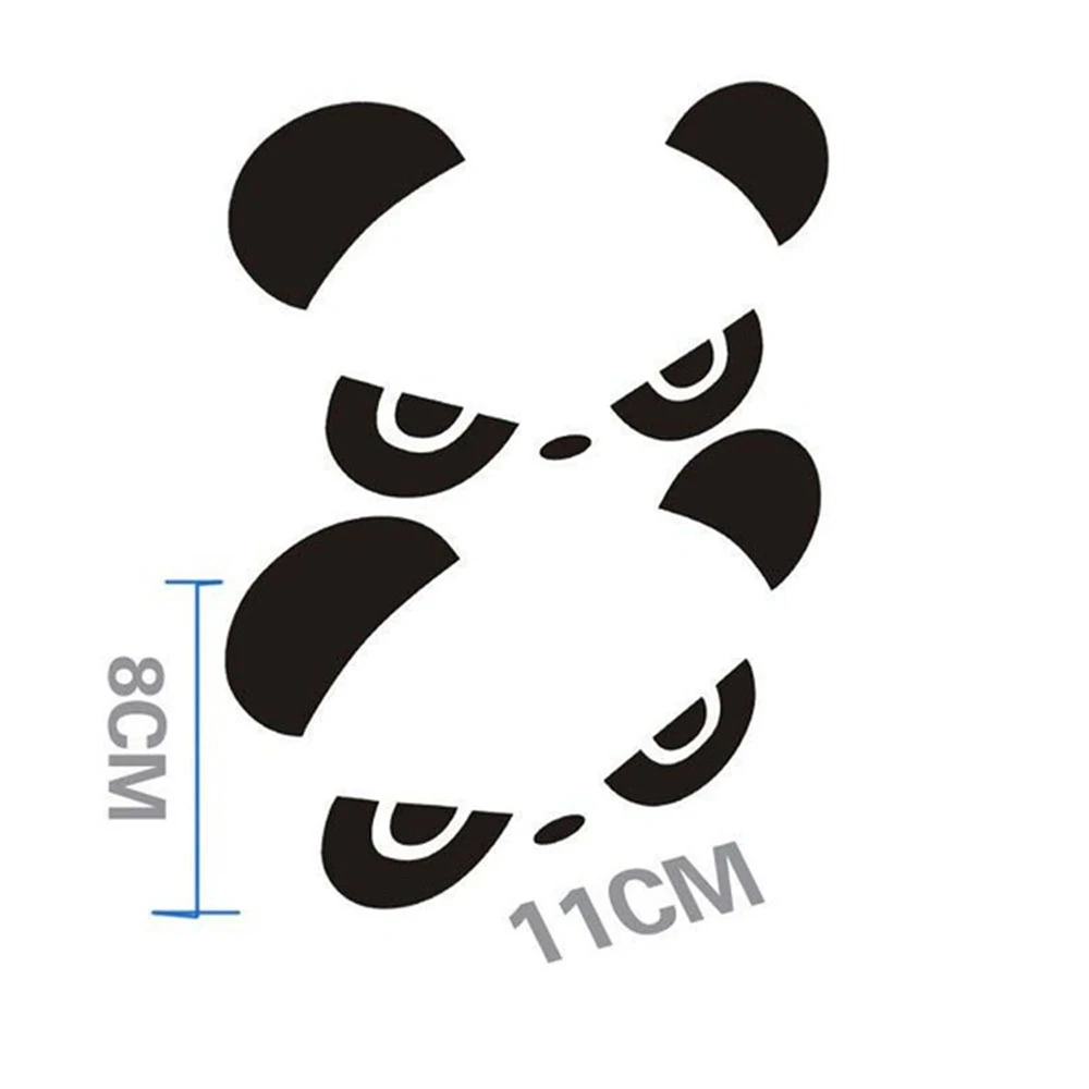 

Car Stickers,2pcs Car Rearview Mirror Sticker for Funny Fashion Panda Decorative Accessories,to Cover Scratches PVC.11cm*8cm