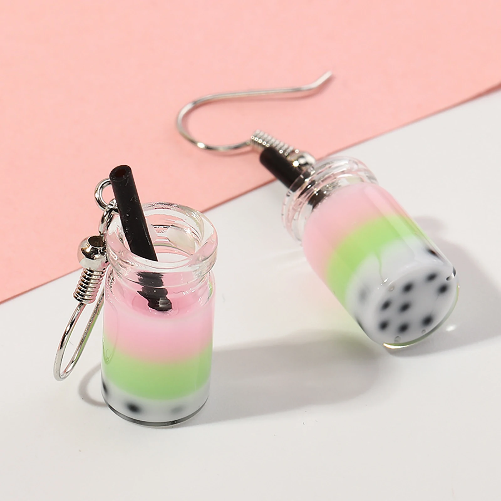 

Doreen Box Creative Plastic Drop Earrings Multicolor Cup Beverages Charms Earrings For Women Summer Party Club Fashion Jewelry