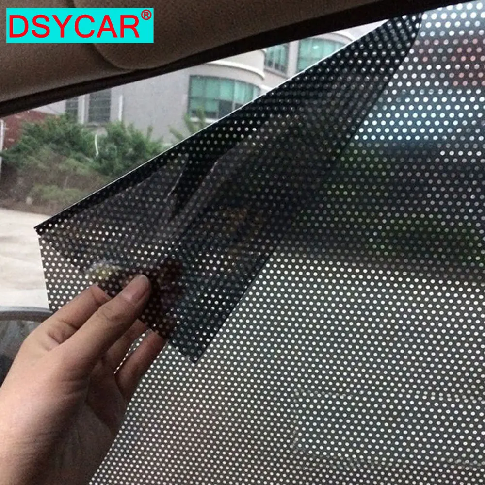 1 пара модных автомобильных солнцезащитных наклеек DSYCAR сетчатые автомобильные