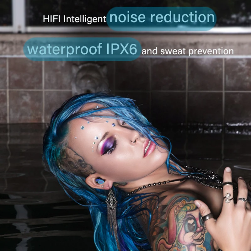 Беспроводные наушники Bluetooth игровая гарнитура 5 0 с шумоподавлением Tws Hi-Fi