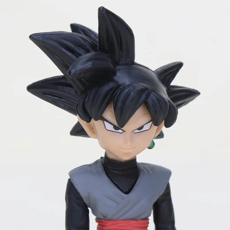 6 шт./компл. 6 см Dragon ball Acion рисунок Сон Гоку черный Мужские Шорты для купания Zamasu Модель ПВХ фигуркы игрушки Рождественский подарок