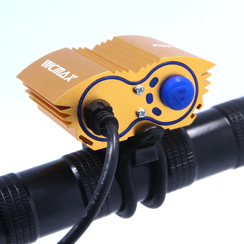 5000лм водонепроницаемый 2 x XM L U2 светодиодный велосипедный светильник + 4*18650 или