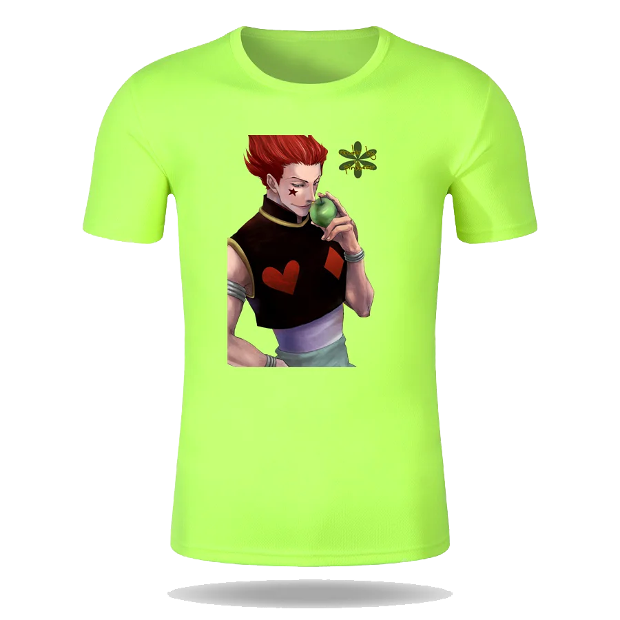 

Hunter X Hunter Killua Leorio Kurapika Gon Hisoka Pullover 6 Quick Dry T-shirt 100% Polyester Round Neck Jogging T-Shirt