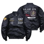 Куртка мужская с хлопковой подкладкой, Бомбер в стиле милитари, повседневная бейсбольная куртка, зимняя уличная одежда