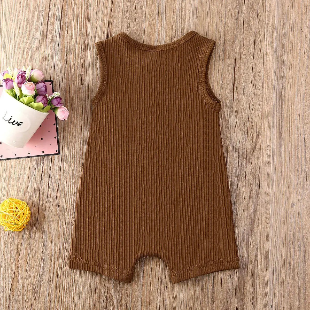 

Unisex Newborn Infant Baby Girl Boy Solid Color Romper Bodysuit Jumpsuit Outfits Sunsuit Playsuit